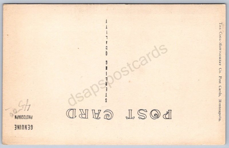 K44/ Onalaska Wisconsin RPPC Postcard c1910 Trolley Stores Bank 239