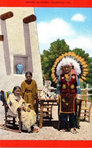 Native Indians In Scenic Colorado