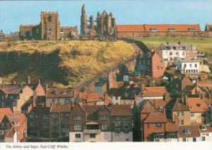 England Whitby The Abbey and Steps