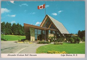 Alexander Graham Bell Museum, Baddeck, Cape Breton, Nova Scotia, Chrome Postcard