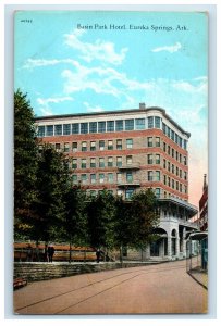 1934 Basin Park Hotel Building Eureka Springs Arkansas AR Vintage Postcard
