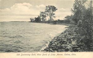 C-1910 Celina Ohio Old Swimming Hold west Bank Lake Mercer 6753