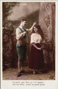 Les Dragons De Villars Opera Glamour Vintage RPPC C159