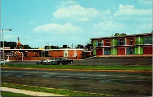 Vtg 1960s Hotel Inn Hotel Anderson South Carolina SC Unused Chrome Postcard