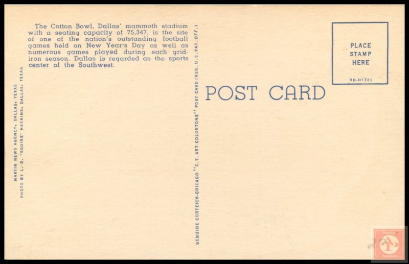 Cotton Bowl, Dallas, Texas