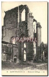 Old Postcard Saint Wandrille Ruins of the Abbey