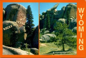 Wyoming The Rocks Of Vedau Woo Between Cheyenne and Laramie