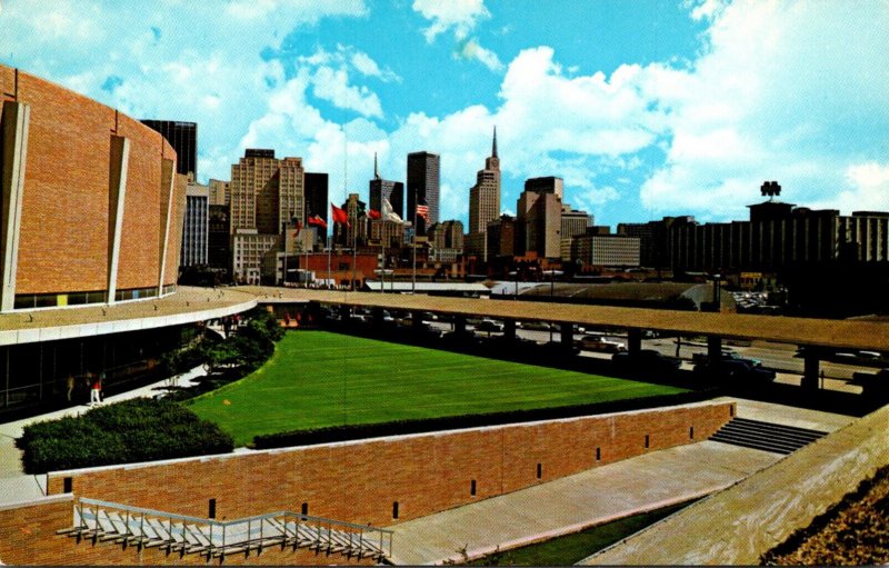 Texas Dallas Metropolitan Skyline From Convention Center