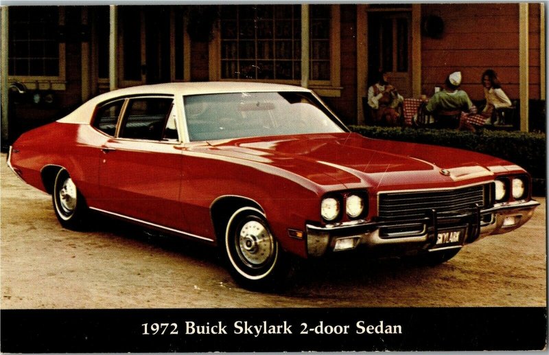 Advertising 1972 Buick Skylark 2 Door Promotional Vintage Postcard A67 