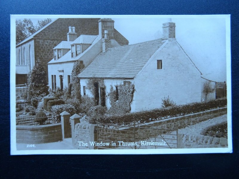 Scotland KIRRIEMUIR JM Barrie The Window in Thrums c1920s RP Postcard J.B. White 