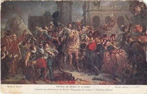 France Bouvines battle by Horace Vernet & Entry of Henri IV in Paris by Gerard 