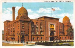 Medinah Temple AAONMS Chicago Illinois 1930s postcard