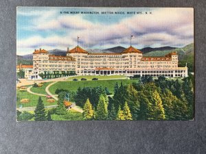 The Mount Washington Bretton Woods White Mts NH Linen Postcard H2157083232