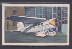 Ca 1945 AIRPLANE LOCKHEED VEGA W/DATA ON BACK MINT PICTURE POSTCARD