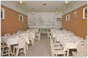 Cafe Laurier interior, ST-LIN des Laurentides , Quebec , Canada , 50-60s