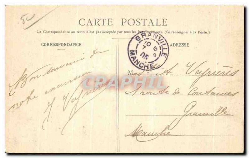 Postcard Old St par the river