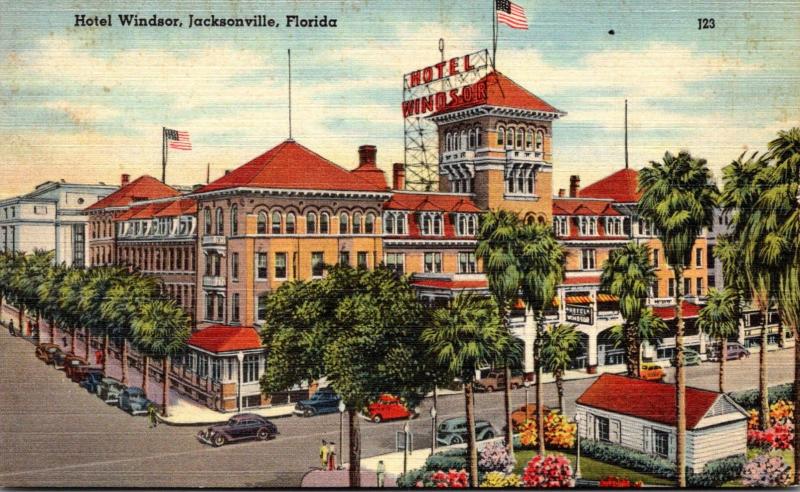 Florida Jacksonville The Windsor Hotel 1946