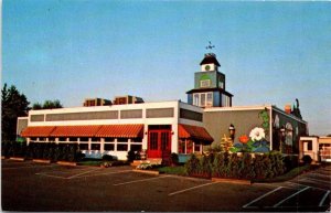 North Syracuse, NY New York  WHITE LILY RESTAURANT Roadside Advertising Postcard