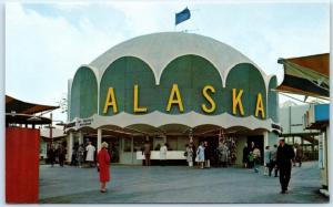 SEATTLE WORLD'S FAIR, Washington WA   ALASKA EXHIBIT  1962  Postcard