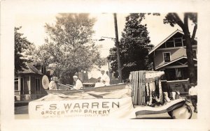 H51/ Lexington Kentucky RPPC Postcard c1910 F.S. Warren Grocery Bakery