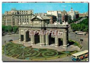 Postcard Modern Madrid Alcala Gate