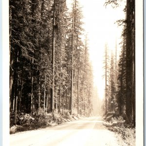 c1930s Sunset Highway Wash RPPC First Cross State Historic Road Route Ellis A211