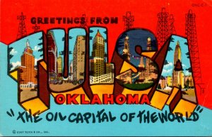 Oklahoma Greetings From The Oil Capitol Of The World 1964