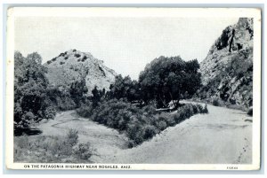 c1920 On The Patagonia Highways Near Exterior Road Nogales Arizona AZ Postcard