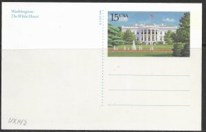 US Unused. The White House UX143.