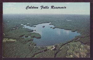 Caldron Falls Reservoir Near Crivitz WI Postcard 3530