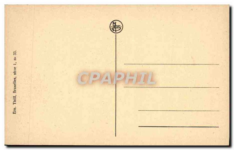 Brussels Old Postcard King's Palace