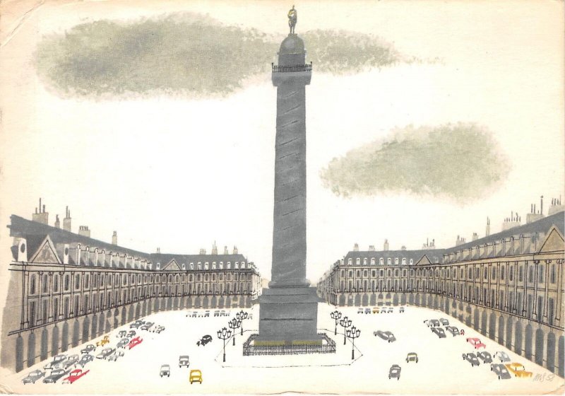 US31 postcard France Paris place Vendome 1962