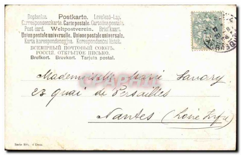 Old Postcard Fancy Remembrance