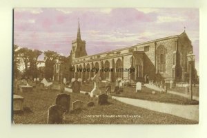 cu1521 - St Margaret's Church  , Lowestoft , Suffolk - postcard