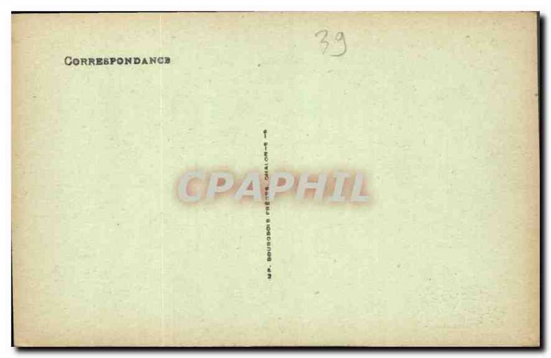 Old Postcard Bourg Sirod Cascade Pres