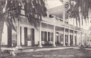 Mississippi Natchez Linden Built In 1790 Albertype