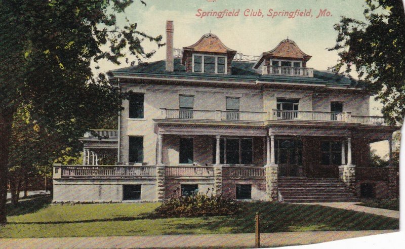 Springfield Club Missouri MO Postcard A31