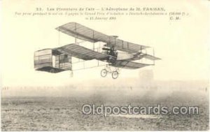 Early Air, Airplane Aeroplane de M. Farman Unused 