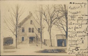 Millis MA Massachusetts Grange Hall 1906 Used Real Photo Postcard
