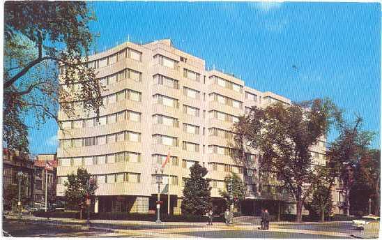 Hotel Dupont Plaza, Dupont Circle, Washington 6, DC, 1961 Chrome