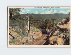 Postcard Hoosac Tunnel, West Portal, North Adams, Massachusetts