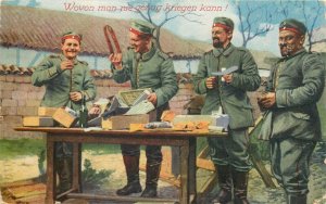 Wovon man nie genug kriegen kann military fooduniforms 1916 wenau postkarte 