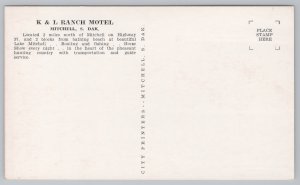 State View~Golden Don @ K&L Ranch Motel Mitchell SD~Vintage Postcard