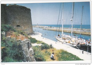 Harbor, Sail Boats, KYRENIA, Cyprus, 50-70's