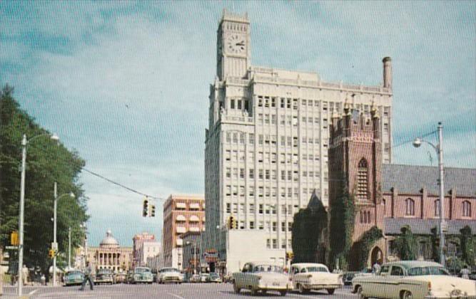 Mississippi Jackson Capitol Street Showing St Andrew's Episcopal Church ...