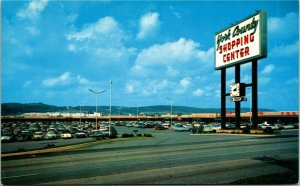 Postcard PA York County Shopping Center Classic Cars Roadside 1960s S25