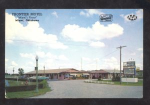 MIAMI OKLAHOMA ROUTE 66 FRONTIER MOTEL VINTAGE ADVERTISING POSTCARD OKLA.