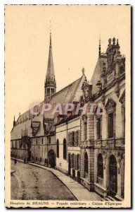 Old Postcard Beaune Hospices Facade exteriure Fund savings dividends