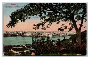 View From Casa Blanca Havana Cuba UNP DB Postcard B19