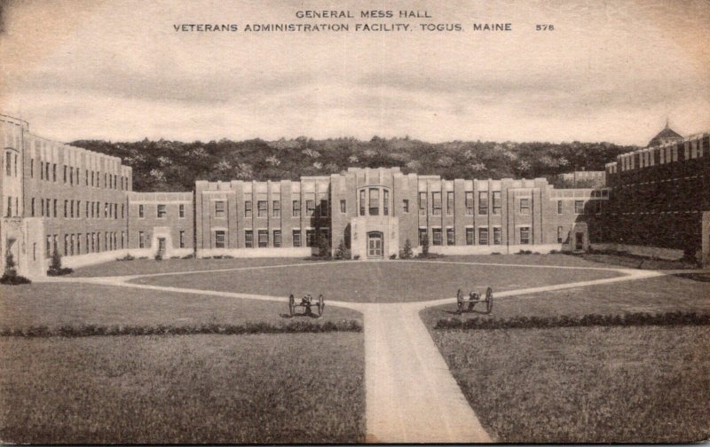 Maine Togus General Mess Hall Veterans Administration Facility